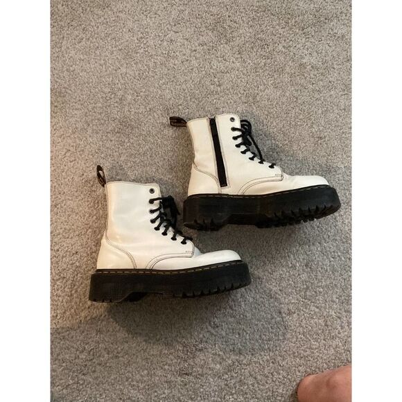 Dr martens jadon boots white size 7 - Picture 3 of 7